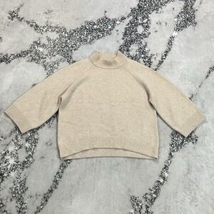 Hôtel Particulier Cashmere Wool Mock Neck Sweater Italy Women's Size Small
